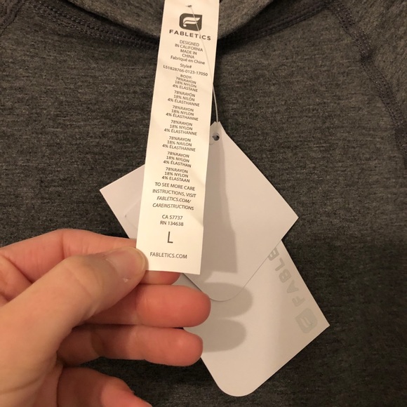 Fabletics Kathie High Neck Long Sleeve Top - Picture 3 of 5